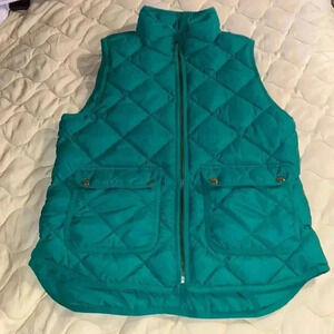 J. Crew  JCrew Excursion Puffer Quilted Vest  Small EUC